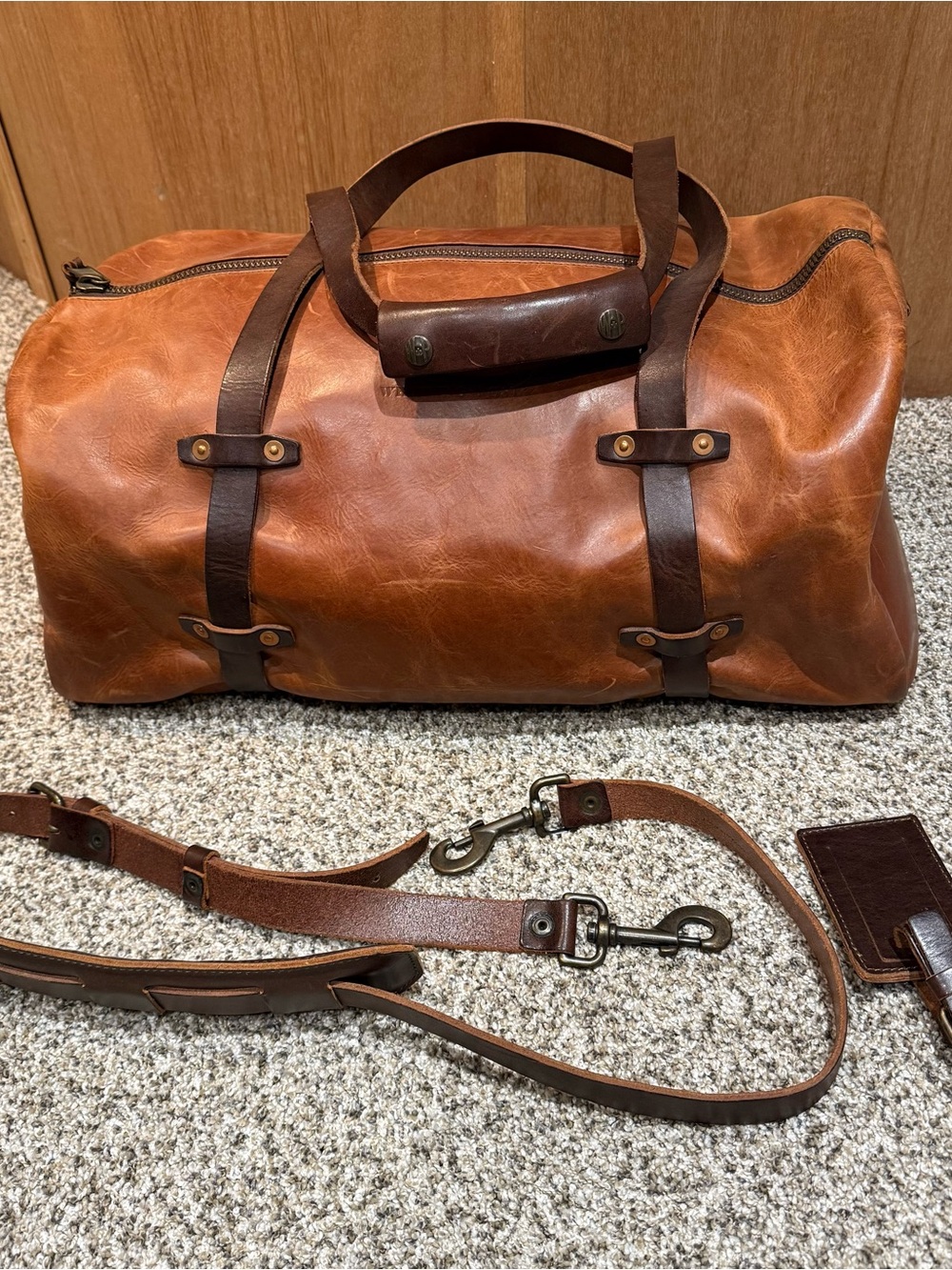 Whipping + Post leather duffel bag - Picture 6 of 6